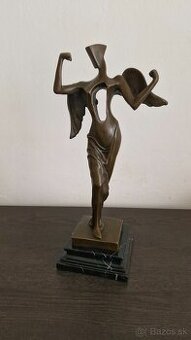 Salvador Dali  -  Surrealistický anděl - bronz
