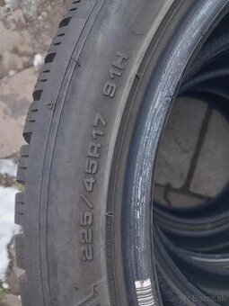 Pneumatiky zimné 4ks - DUNLOP 225/45/R17