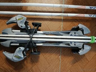 Predám lyže, lyžiarky a palice