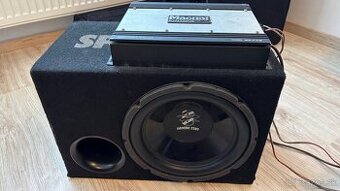 Subwoofer do auta Ground Zero + zosilňovač Magnat