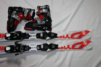 detské lyže Dynamic 90 cm , lyžiarky nastavitelne ROXA