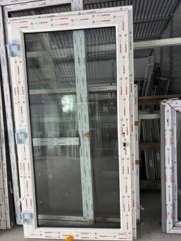 Plastove vchodové dvere aluplast  zlaty dub