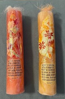 Rucne zdobené sviece