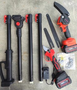 OneVan Teleskopický set nožnice+pílka 15CM lišta 2 x bat