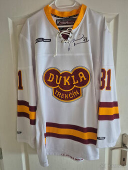 Podpísaný hokejový dres Marián Hossa Dukla Trenčín