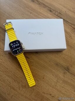 Inteligentne hodinky Ultra Watch 2 Titanium - žlté