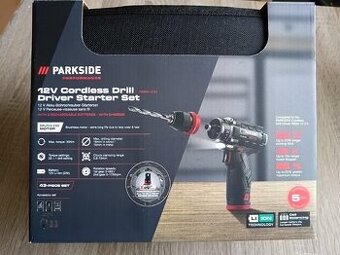 PARKSIDE PERFORMANCE® Nový Aku vŕtací skrutkovač