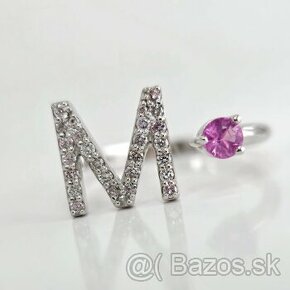 Zlatý prsteň s ružovými diamantami - 1
