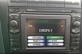Skoda mfd dx radio navigacia octavia superb fabia