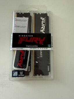 Kingston FURY Beast/ DDR5/ 32GB/ 6000MHz/ CL40/2x16GB