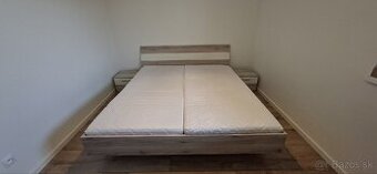 Manželská posteľ +rošty+matrace