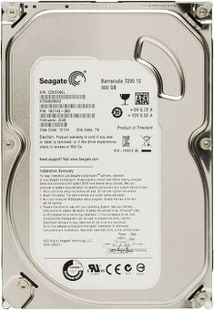 Predam 3.5" 500GB HDD Hard disk Seagate Model: ST3500413AS