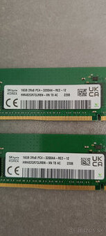 Hynix DDR4 16GB 3200MHz 2ks