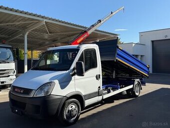 IVECO DAILY TROJSTRANNÝ SKLÁPAČ + HYDRAULICKÁ RUKA do 3,5t