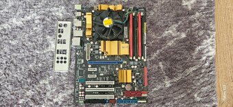 Základná doska P5K + CPU + RAM