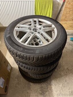 Alu.disky Dezent R16 zo zimnými pneu:Mischelin 205/60R16
