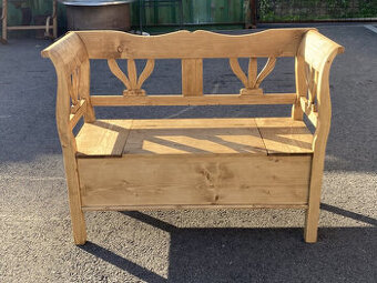 ľudová smreková lavica - lavička 120cm