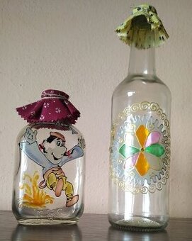 Ručne maľovaná ploskačka a pollitrovka