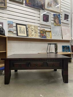 Konf. Stôl, masív, 46x120x80 cm Bazar, Recyklácia, masív