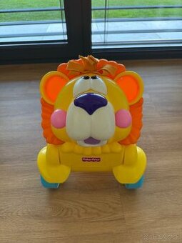 Chodítko - odražadlo Fisher Price hudobný Lev