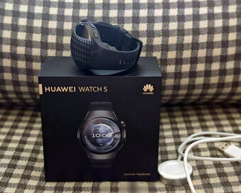 Huawei Watch 5 46 mm LTE Čierne E-sim