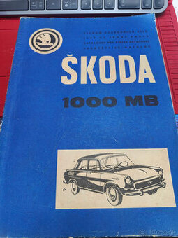 P: zbierku kníh katalógov manuálov na ŠKODA 1000MB MBX