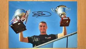 David Coulthard velké foto 20x30 s originálním autogramem