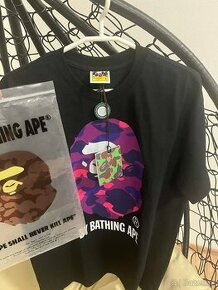 Bape purple/black camo t-shirt