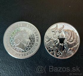 Strieborne mince