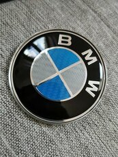 Znak na kapotu BMW Carbon Design Blue/White