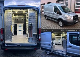 Ford Transit 2.2 Tdci, L1H2, regálový systém SORTIMO, DPH