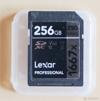 Lexar Pro SDXC (V60) 256GB