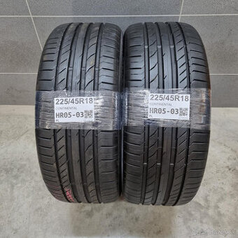 Letné pneumatiky 225/45 R18 CONTINENTAL