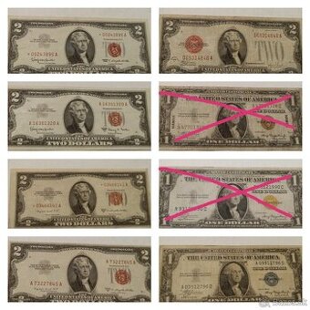 USD bankovky