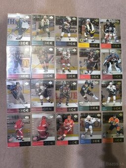 Hokejové kartičky - Upper deck ice 2000