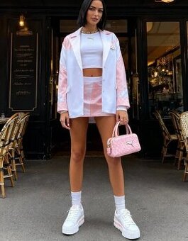 Puma Mayze Leather White/Pink Marshmallow, veľkosť EUR 41