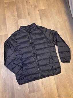 Čierna pánska jesensko-zimná bunda – veľ. M (nová)