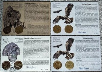 Autorská karta k 5€ minciam zo série fauna a flóra