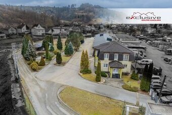 PRIEMYSELNÝ AREÁL,6668 M2 POZEMOK, SKLADY + POLYFUNKČNÁ BUDO