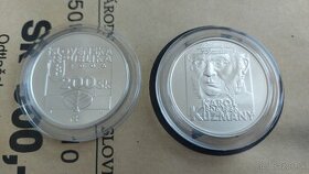 200 Sk strieborná 10 eur minca Kuzmány 2006 BK