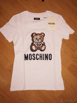 Moschino dámske tričko biele