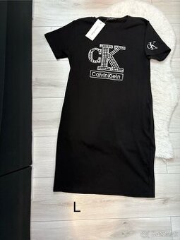Čierne saty Calvin klein