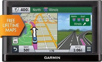 Navigácia GPS GARMIN NUVI 66 s mapou pre rok 2025.