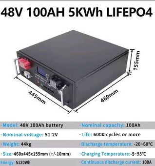 Solárna batéria LiFePO4