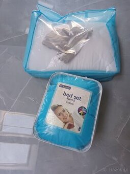 Nove 2 sety paplony + vankuse + obliecky Dormeo