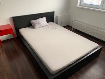 Ikea postel MALM čierna + matrac SULTAN