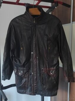 Pánska kožená bunda