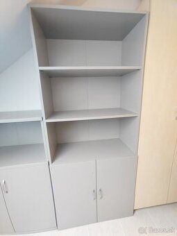 Skriňa HOBIS DRIVE D 5 80 03, šedá / šedá