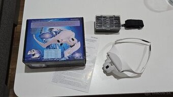 Čelová lupa s LED svetlom + 5ks skiel