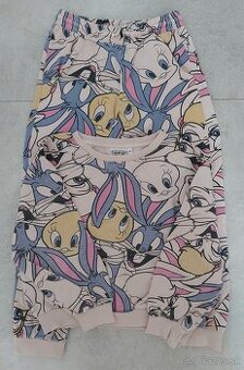 dievčenská tepláková súprava (128/134 cm)